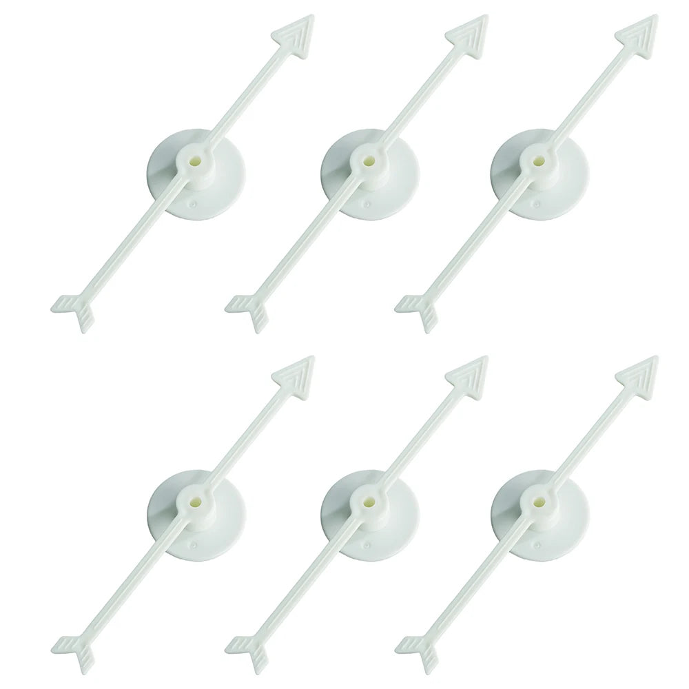 Plastic Arrow Pointer Party DIY Board Game School Classroom Home Zpaxo White