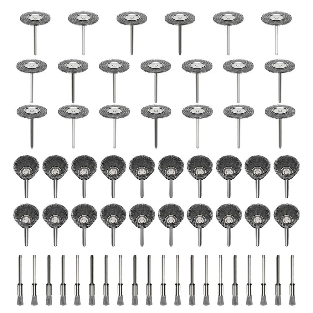 Dremel Accessories Wheel Brass Brush Rust Removal Stainle Wire Steel