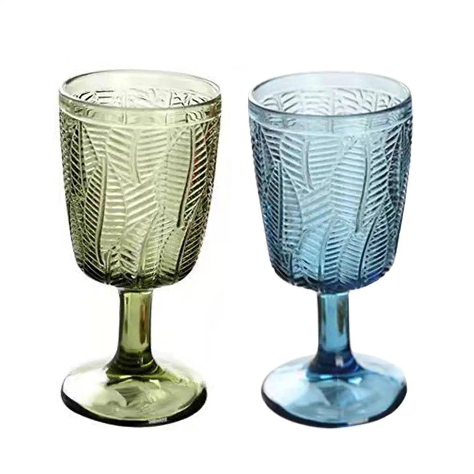 Embossment Texture Glass Goblet Liqueur Cup Home Anniversary Zpaxo