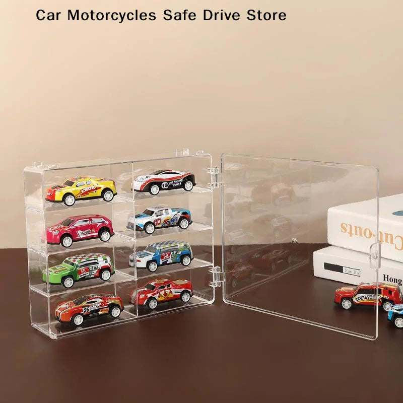 Acrylic Car Display Box 1 64 Kids Toys Model Toy 8 Grid Cabinet Rack