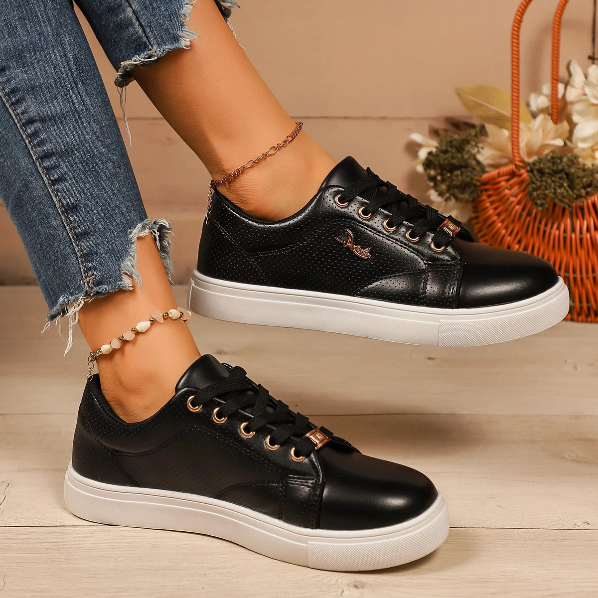 Women Sneakers Trend Soft Sole Walking Sneakers Spring Autumn Fashion Breathable Shoes Woman Comfortable Casual Sneakers Women Zpaxo