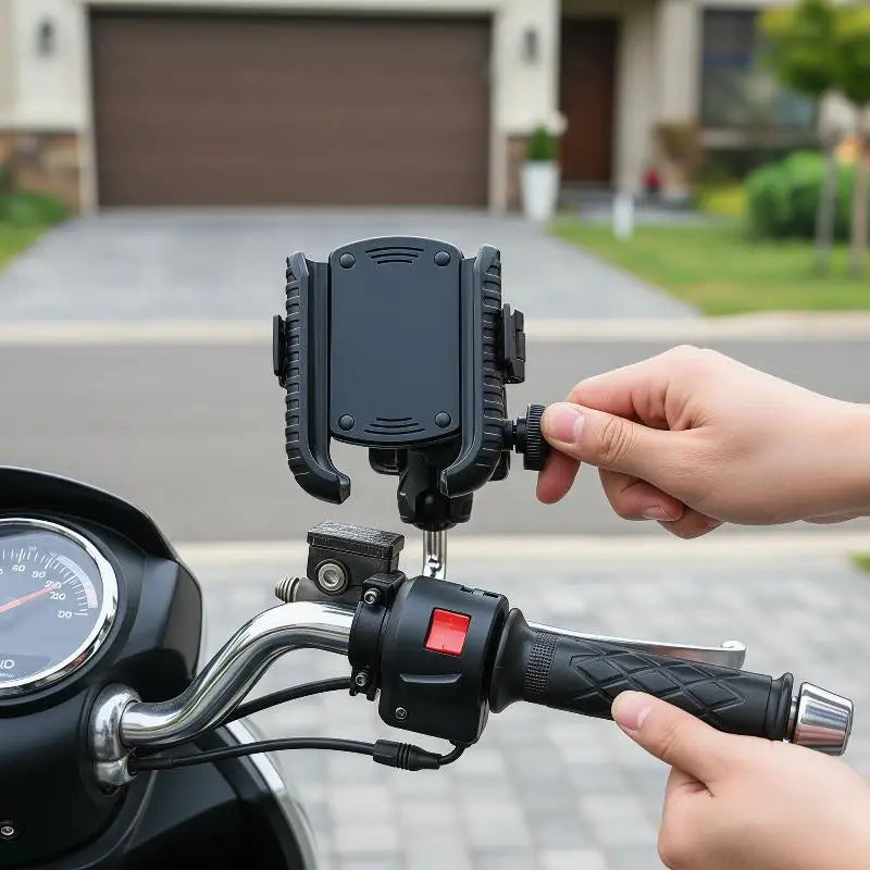 Universal Shockproof Bike & Motorcycle Phone Holder Mount