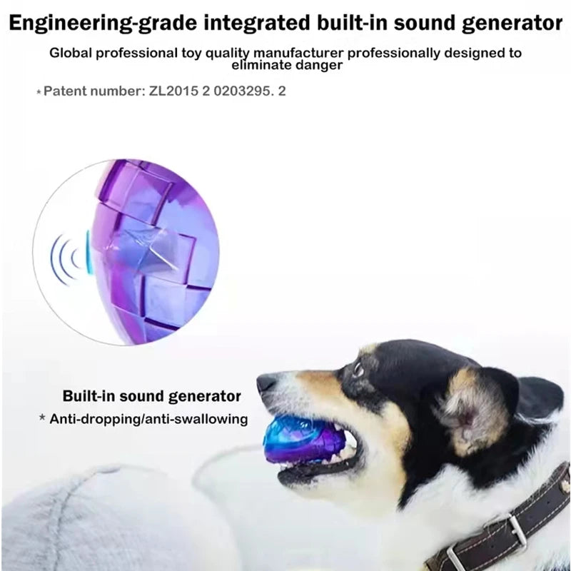 Pet Dog Puppy Squeaky Chew Toys Sound Pure Natural Non-toxic Rubber Zpaxo