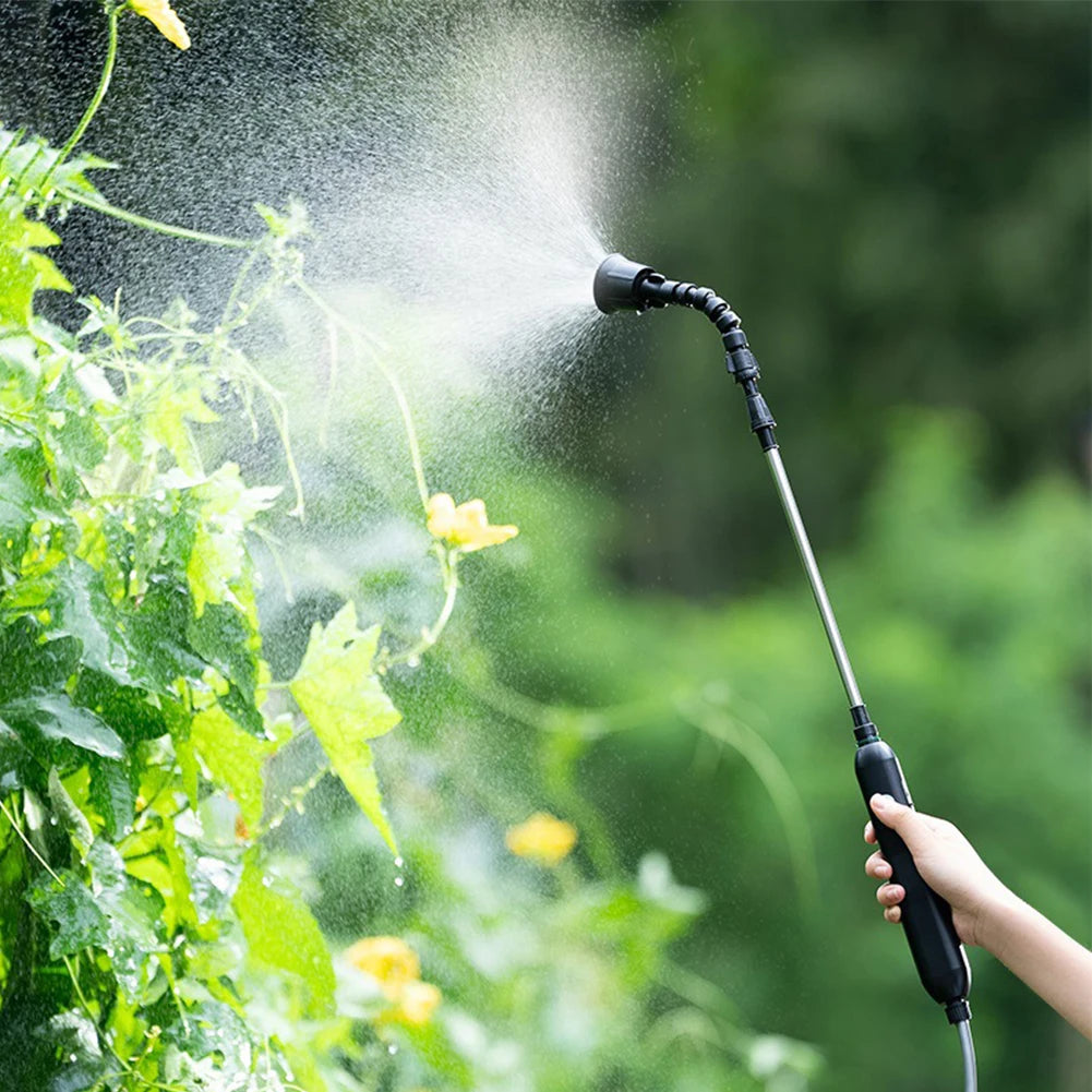 Electric Sprayer USB Rechargeable Lawn Water 2 4 Mist Nozzles