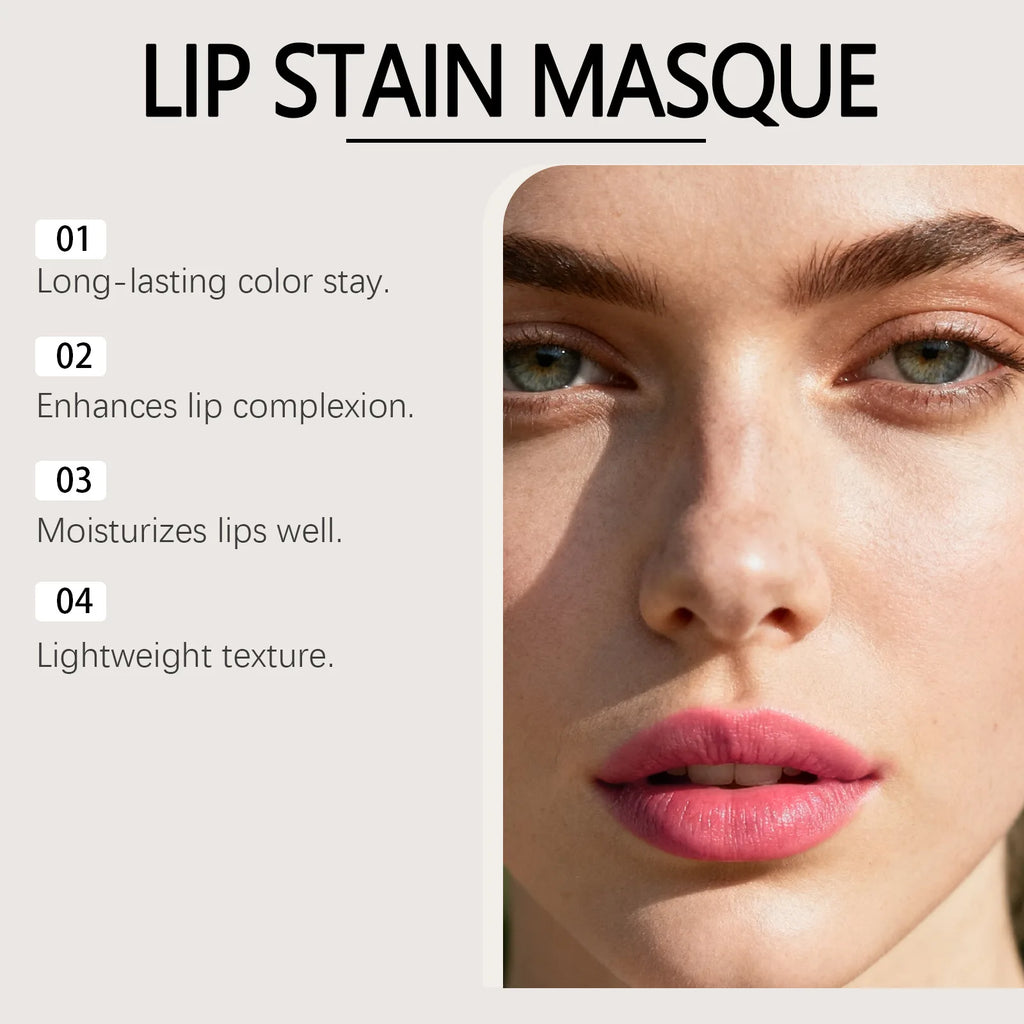 Silky Smooth Matte Peel Off Lip Gloss Moisturizing Plumping Natural Color Long Wear Volumizing Full Pout Lipstick Zpaxo
