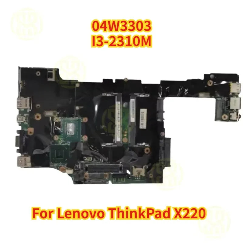 Lenovo Thinkpad X220 Laptop Motherboard 04W3303 I3-2310M CPU