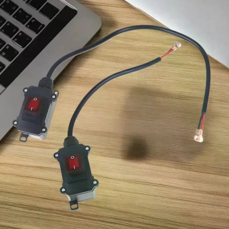 Motorcycle Power Switch Battery Disconnect 12V 24V Waterproof Cut Off Zpaxo