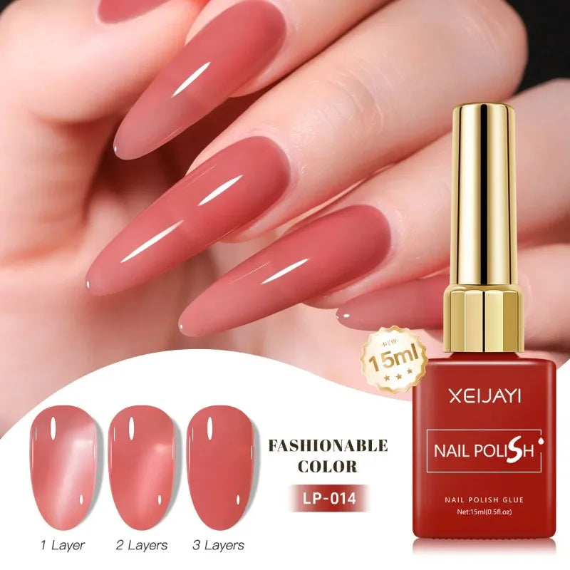 Colored Nail Varnish Gel 60 Colors Gloss Matte Ice-clear Nails Polish