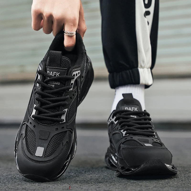 Men's Casual Sneakers Luxury Trainer Shoes Breathable Race Running
