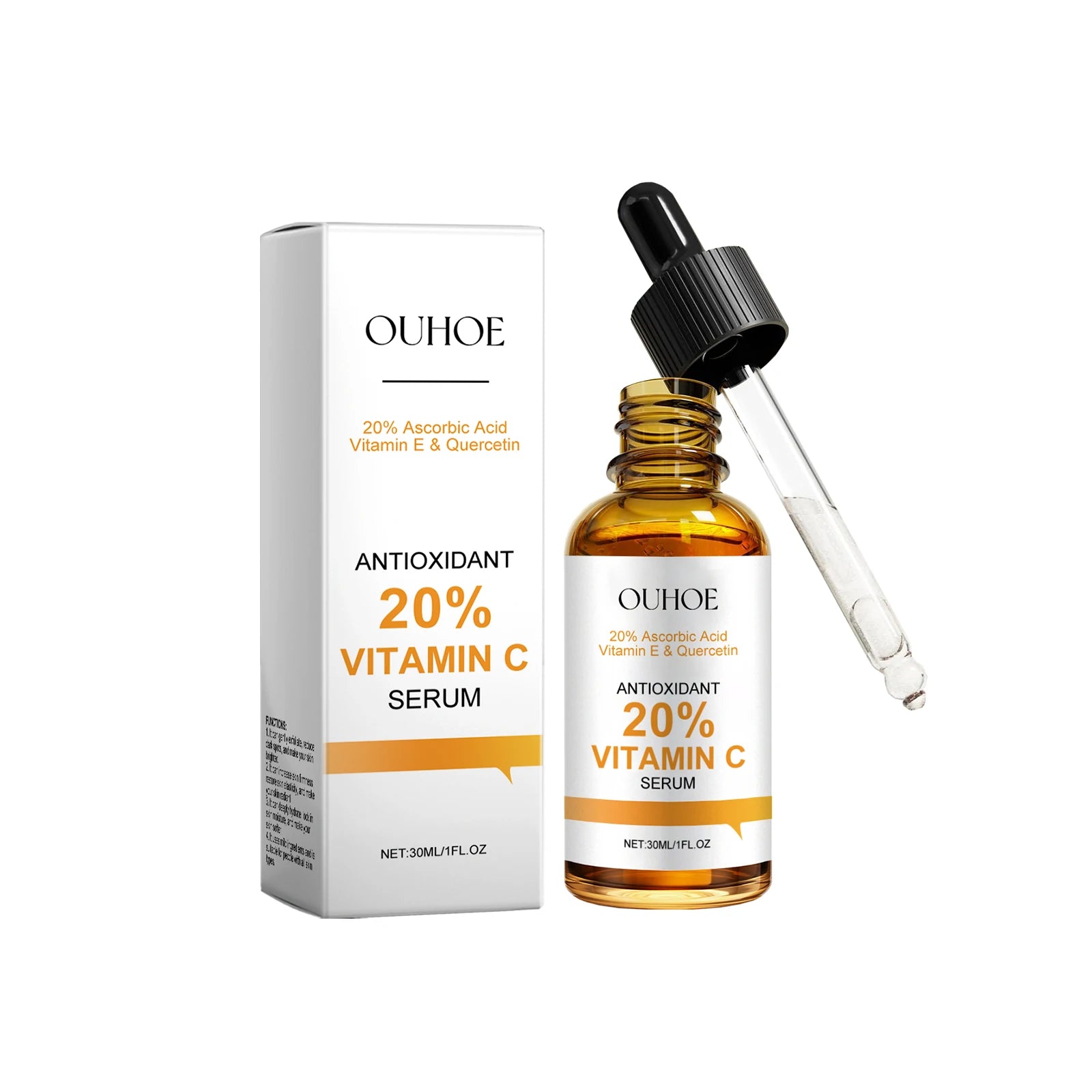 Vitamin C Facial Serum Anti Aging Deep Hydrating Fade Fine Wrinkles Brightening Moisturizing Repair Nourishing Skin Care Essence Zpaxo