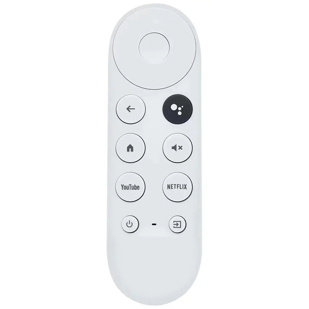 G9N9N Replacement Voice Remote Control Replacement Compatible with Google Chromecast 4K Snow Smart HD TV Streaming Stick Remote Zpaxo White