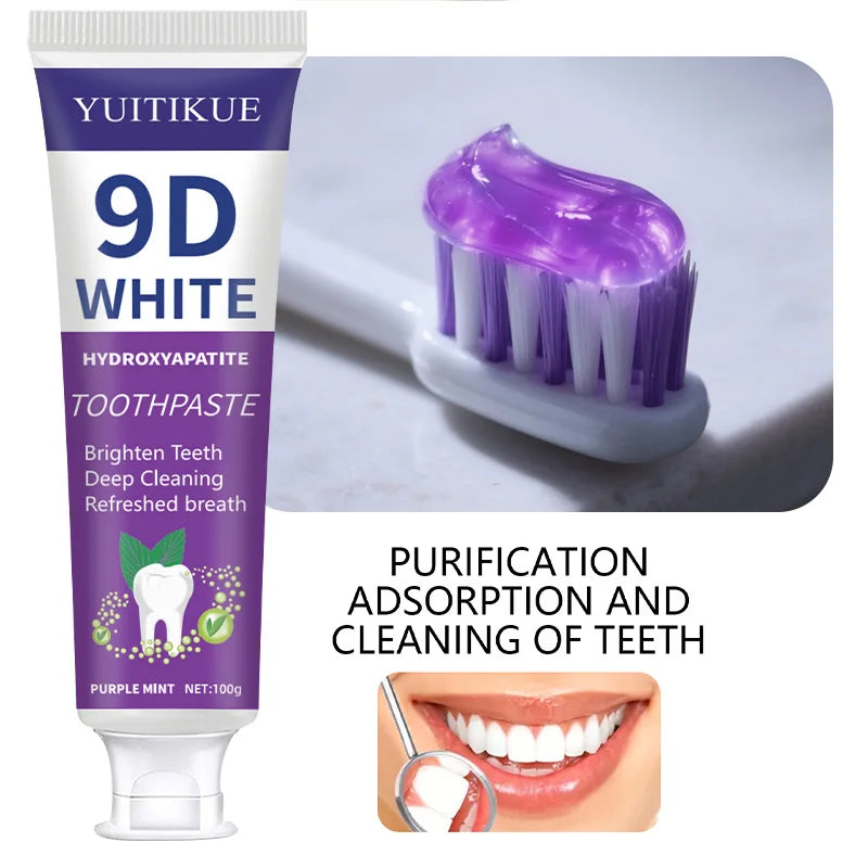 Purple Whitening Toothpaste – Stain Removal & Fresh Breath 100g Whitening Toothpaste Zpaxo
