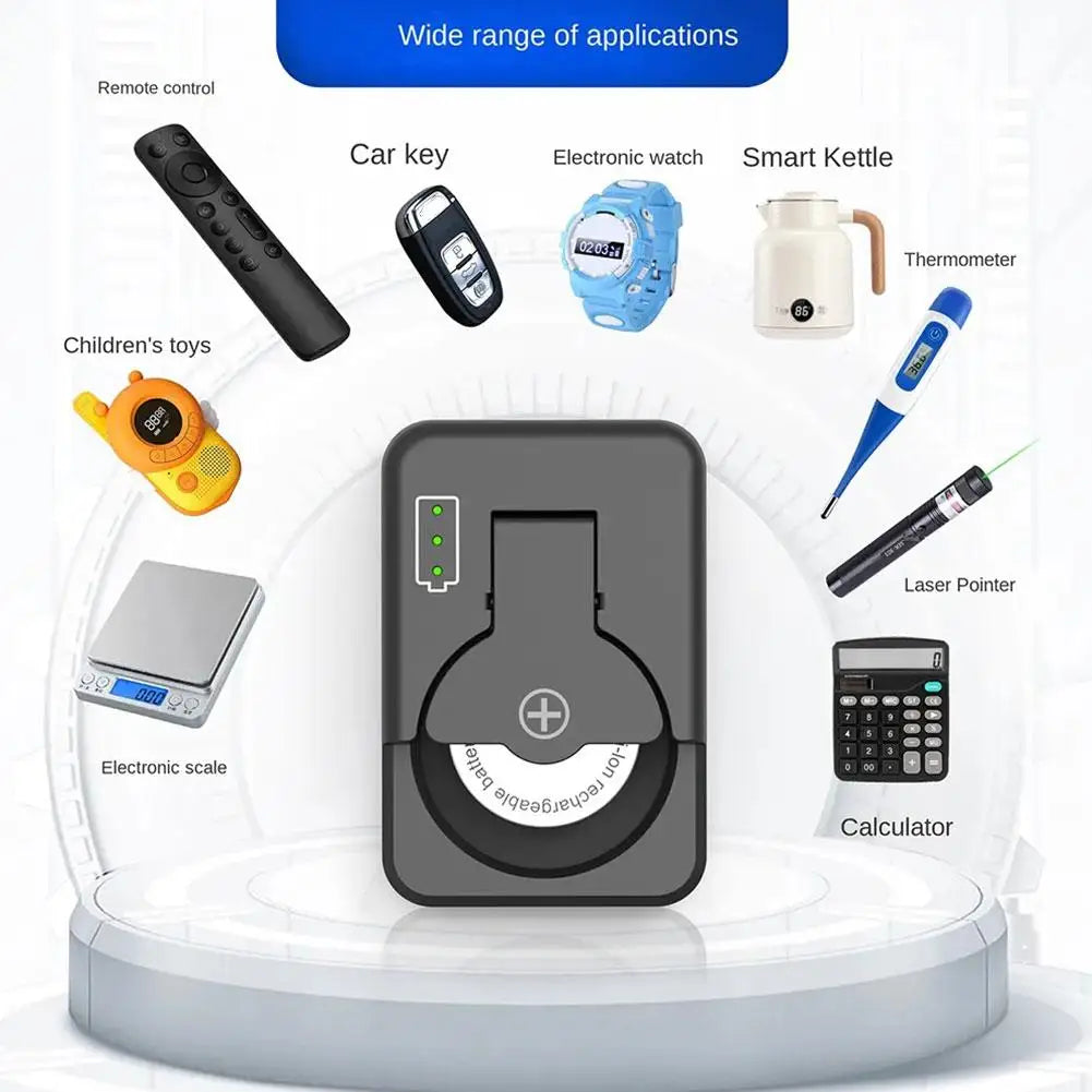 Universal LIR Button Battery Charger | Type-C USB Button Battery Charger Zpaxo