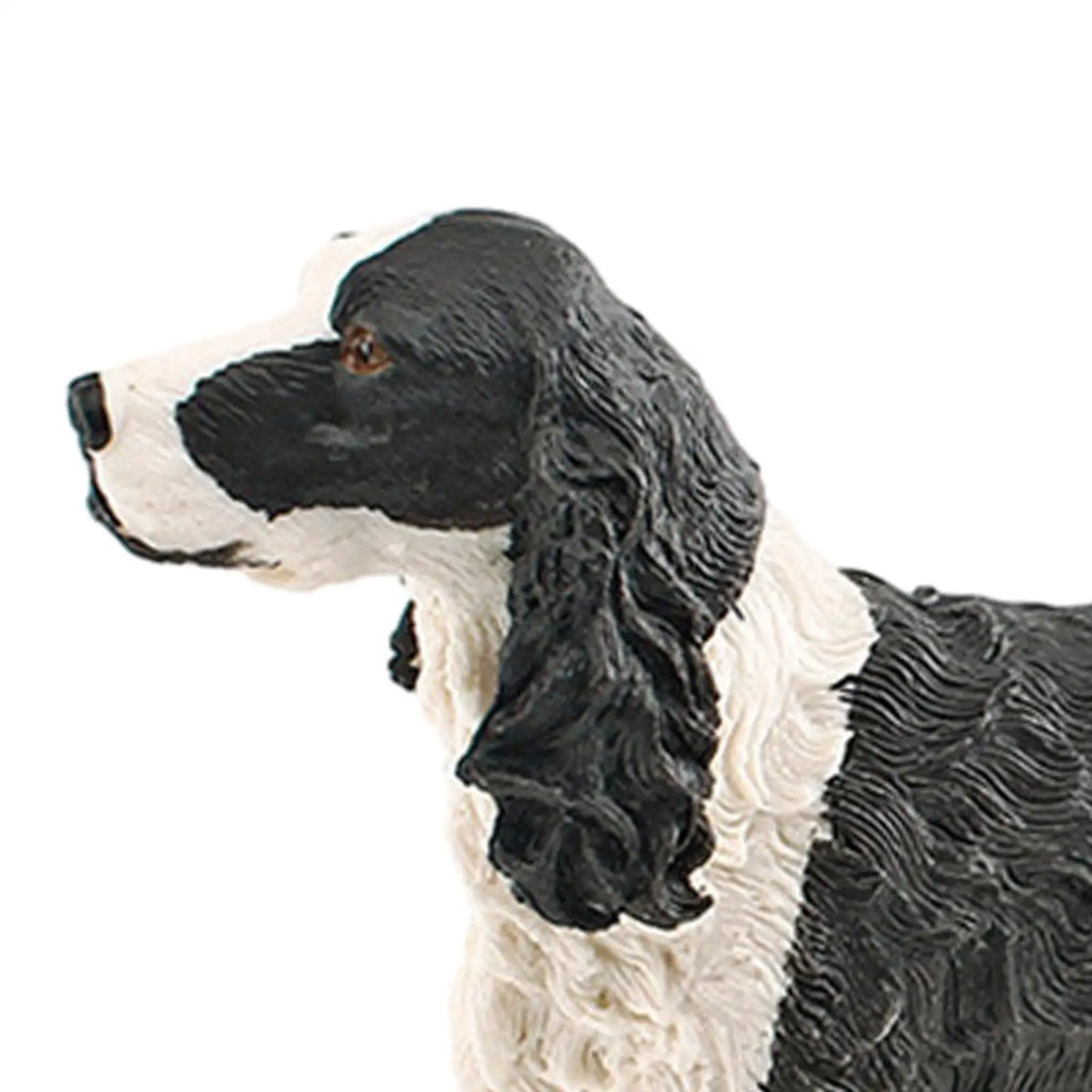 Dog Figurine Statue Yard Art Decoration Puppy Standing Figurine Statue for Gift Decorations Home Decor Furnishings Dog Lover Zpaxo