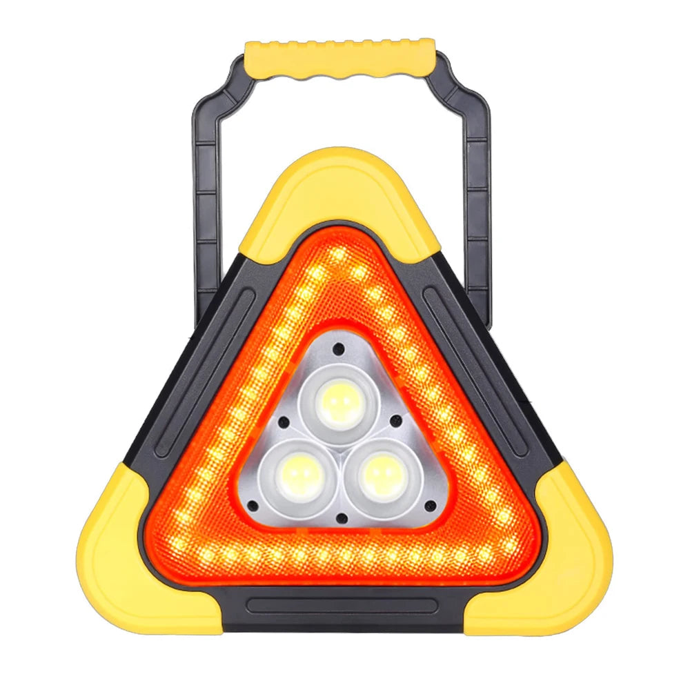 COB 30W LED Emergency Triangle Work Light – Rechargeable Roadside Emergency Work Light Zpaxo