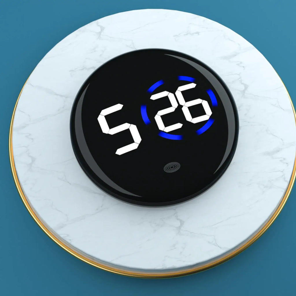 Stick on Clock for Car Dashboard Digital Display Cooking Timer Waterproof Stick on Car Clock Truck Dashboard Air Vent Truck Zpaxo
