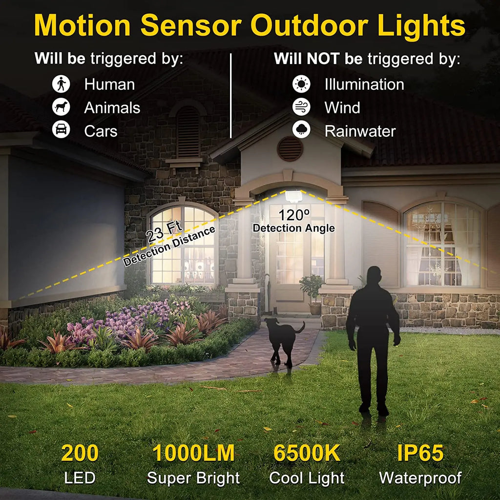 318/200 LED Solar Light Outdoor Super Bright 3 Modes Motion Sensor Wall Lamp IP65 Waterproof Street Light with Remote for Garden Zpaxo