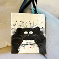 Reusable Canvas Bag Shopping Tote Cute Printed Eco-friendly Cloth Bag Girls Shoulder Bags Washable Tote Bag Side Bag for Ladies Zpaxo 03