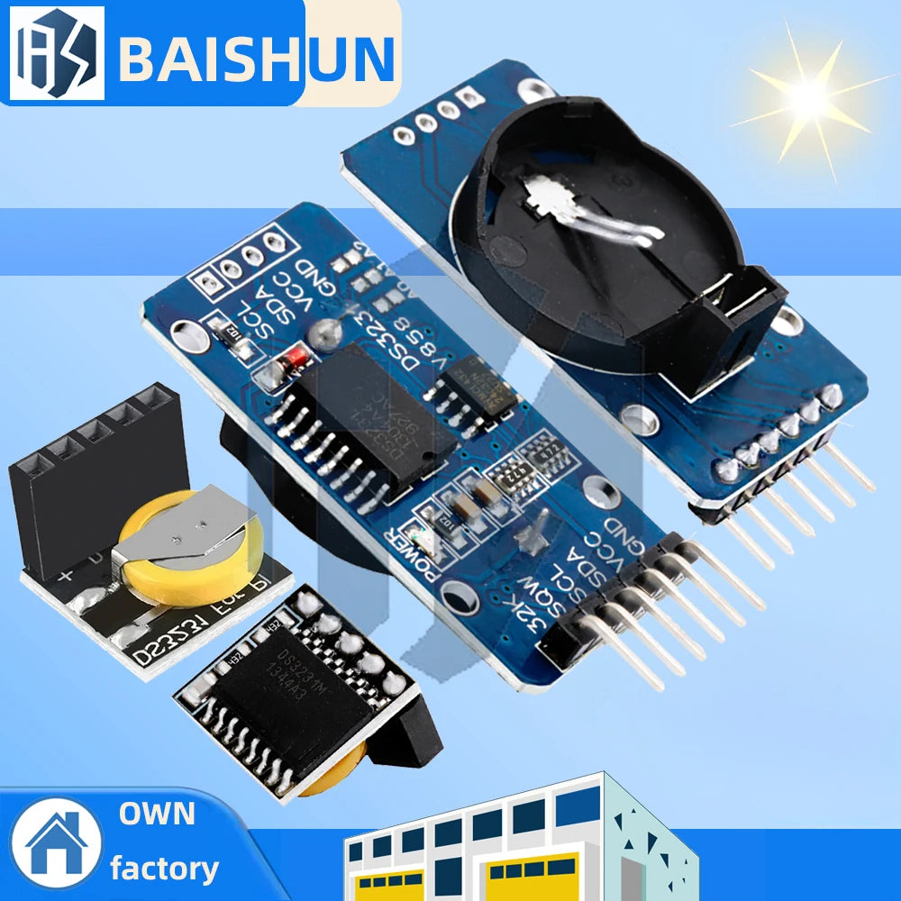 DS3231 AT24C32 IIC Module Precision Clock DS3231SN Arduino Memory Zpaxo