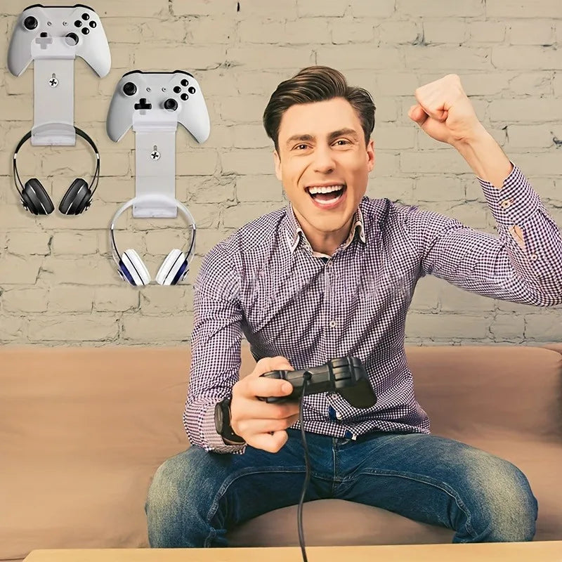 Acrylic Controller Stand Wall Mount Transparent Display Rack Game