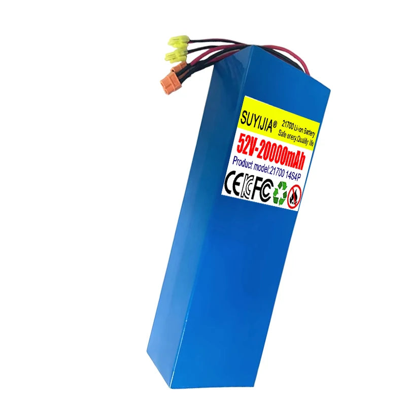 14S4P 52V 20Ah 21700 Lithium-ion Battery Pack High-capacity Dual Port Fast Charging Suitable for Dual Drive Electric Scooters Zpaxo