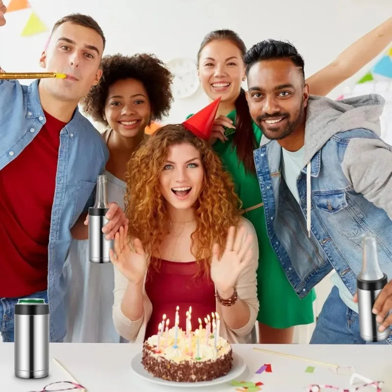 Vacuum Insulated Stainless Steel Can & Bottle Cooler