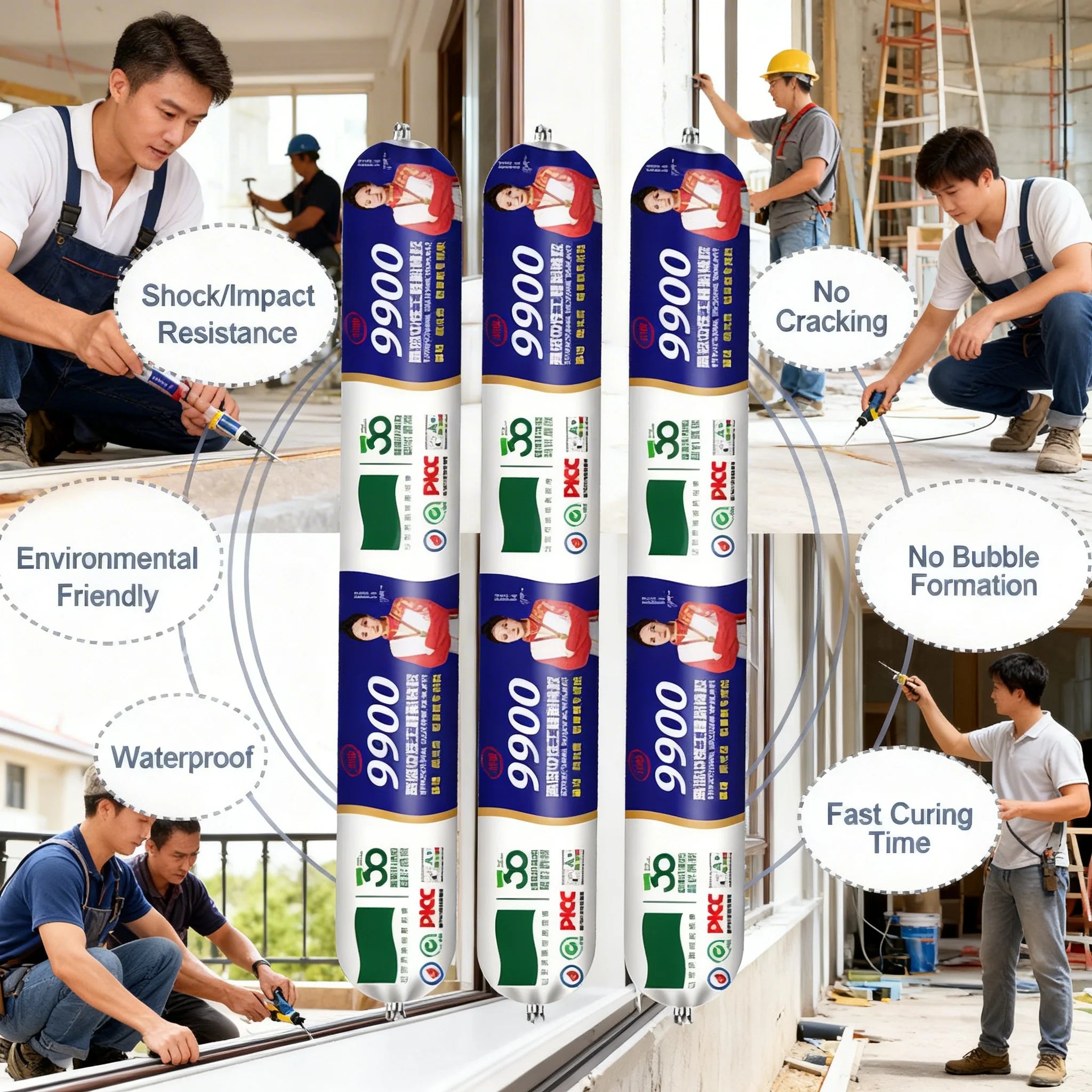 Silicone Waterproof Sealant for Walls, Tiles & Outdoor Use Silicone Sealant Zpaxo