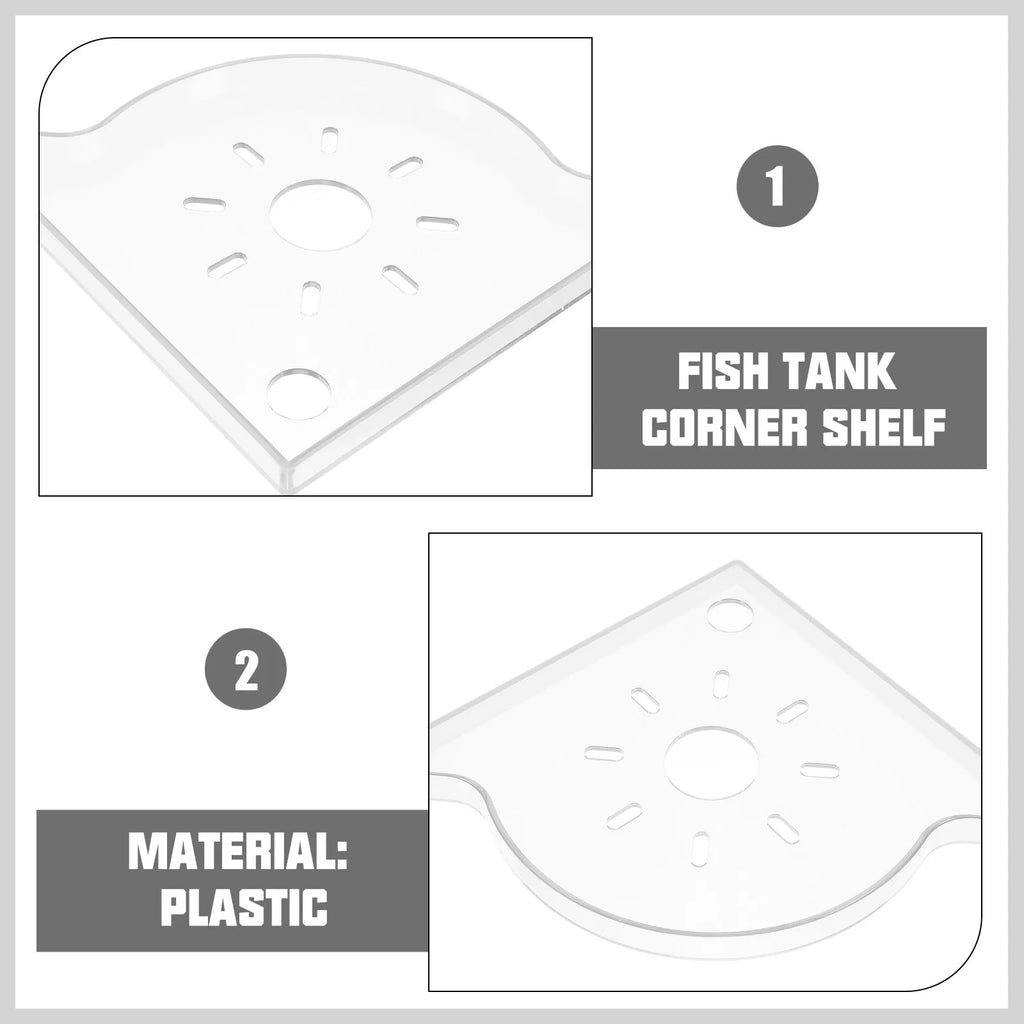 Corner Stand Aquarium Fish Tank Multifunctional Triangle Storage
