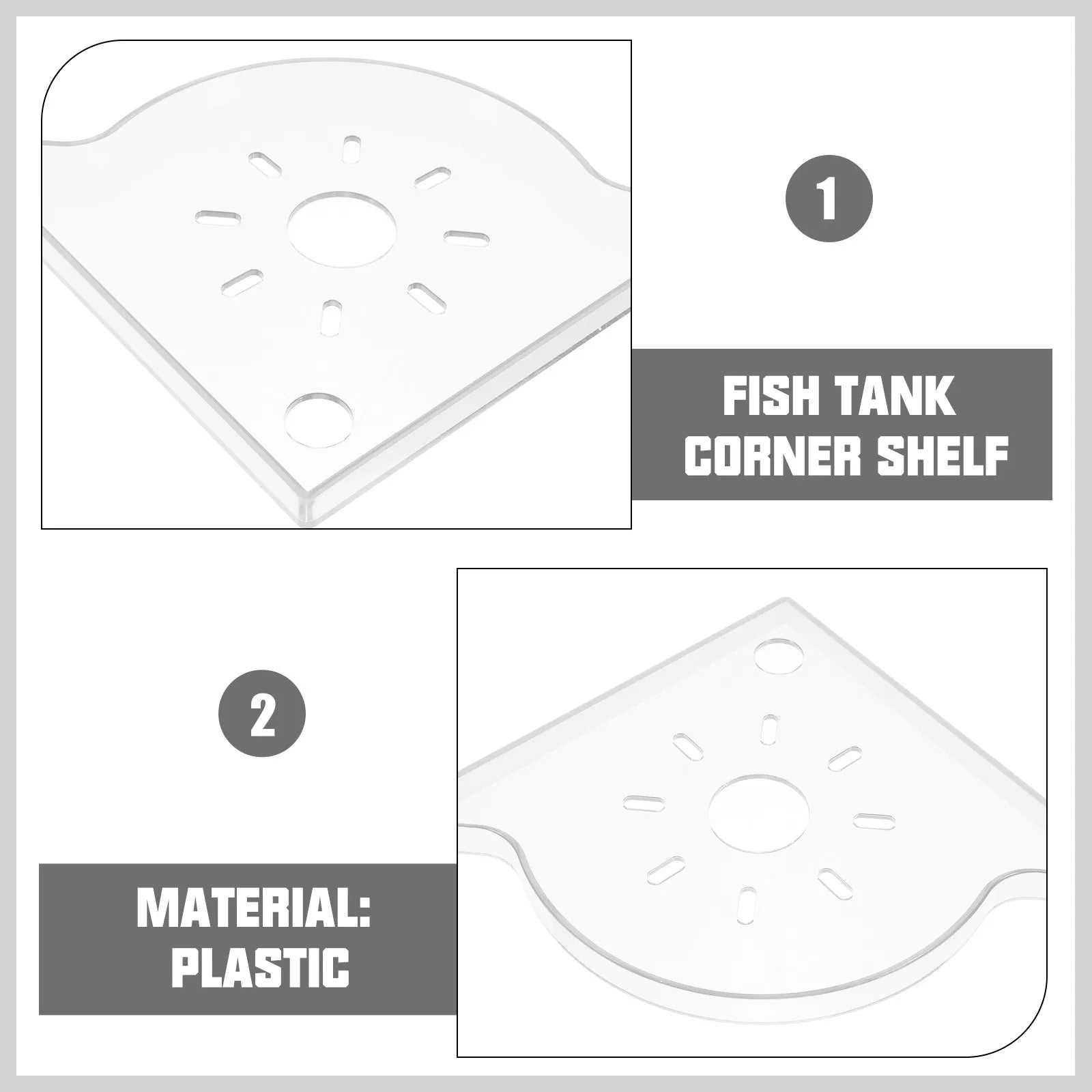 Corner Stand Aquarium Fish Tank Multifunctional Triangle Storage