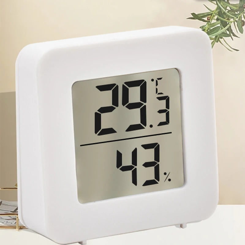 Mini LCD Hygrometer Thermometer Indoor Household New Digital Temperature Humidity Meter Digital Display Wall Mounted Sensor Zpaxo