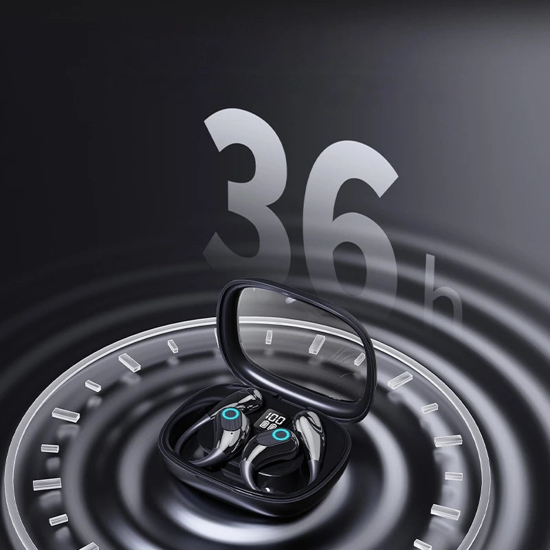 2026 Upgraded Open Ear Headphones Over Earbuds Ergonomic Earhook