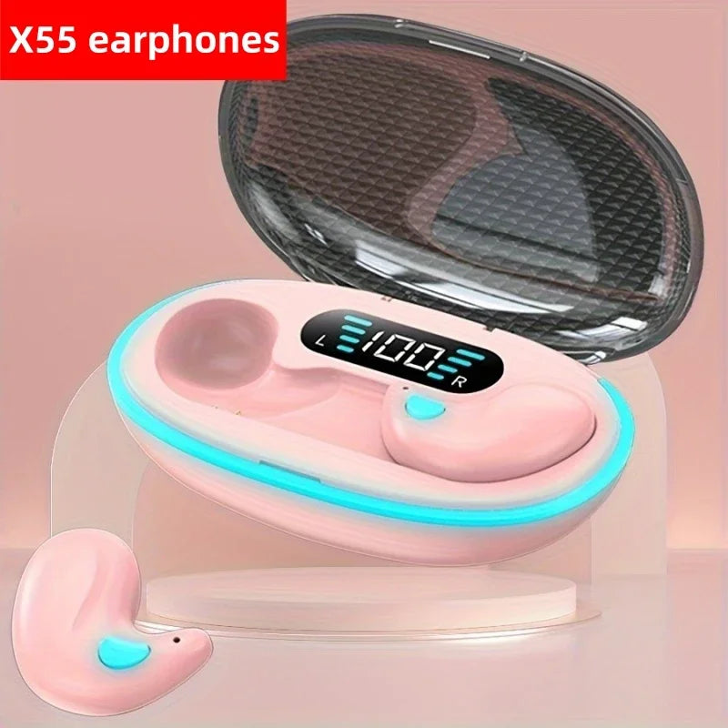 X55 Wireless Sleep Earphone Noise Reduction Invisible Sleeping
