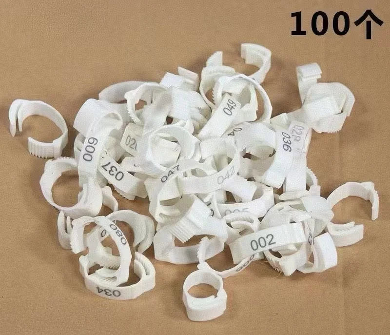 Chicken Foot Ring Label Buckle Plastic Adjustable Poultry Leg Snap