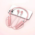 Wireless Neckband Bluetooth Earphones Sound Stereo Battery Display HD