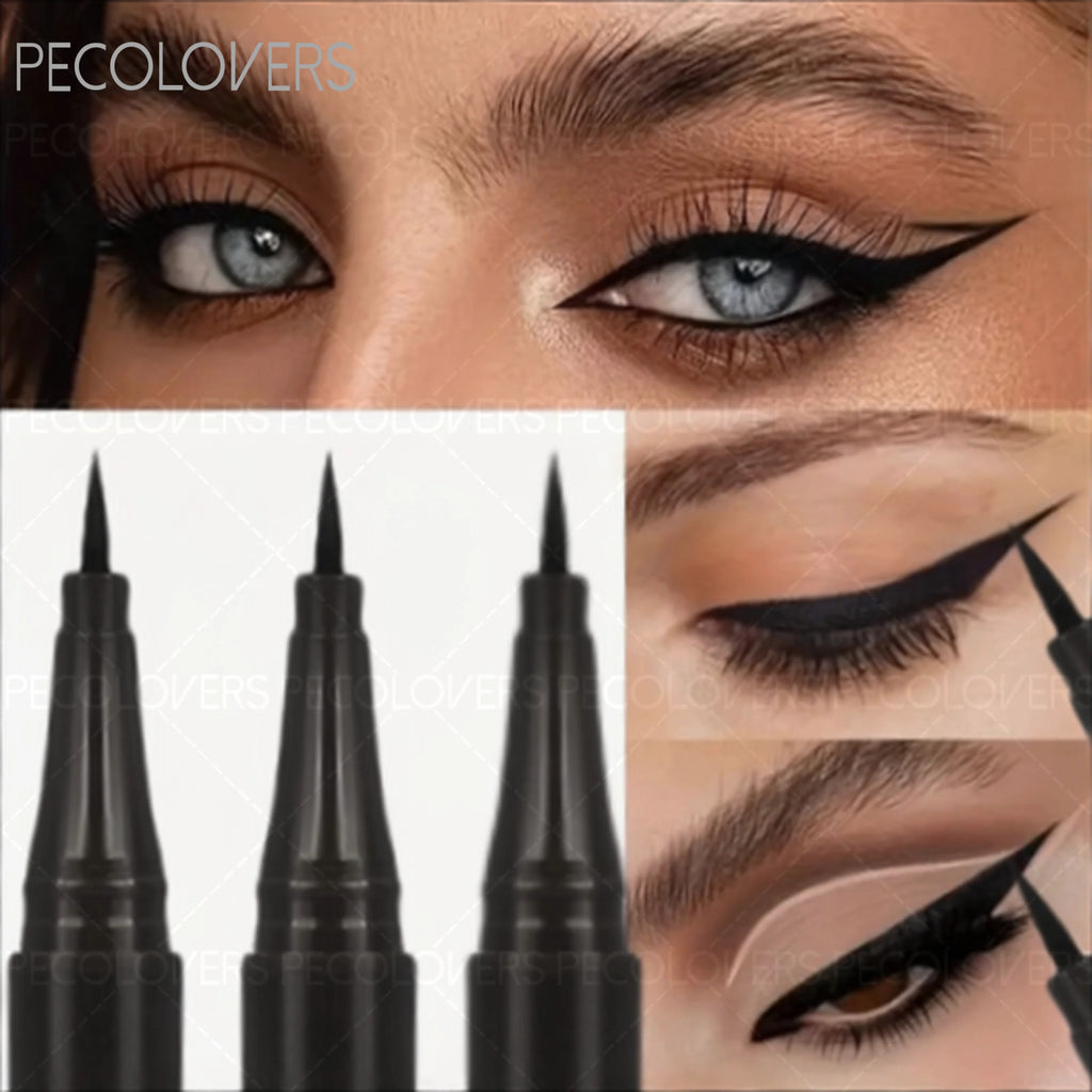 3pcs Waterproof Fast Dry Eyeliner Black Liquid Eyeliner Pen Eye Liner Pencil Make-up for Women Cosmetics Zpaxo