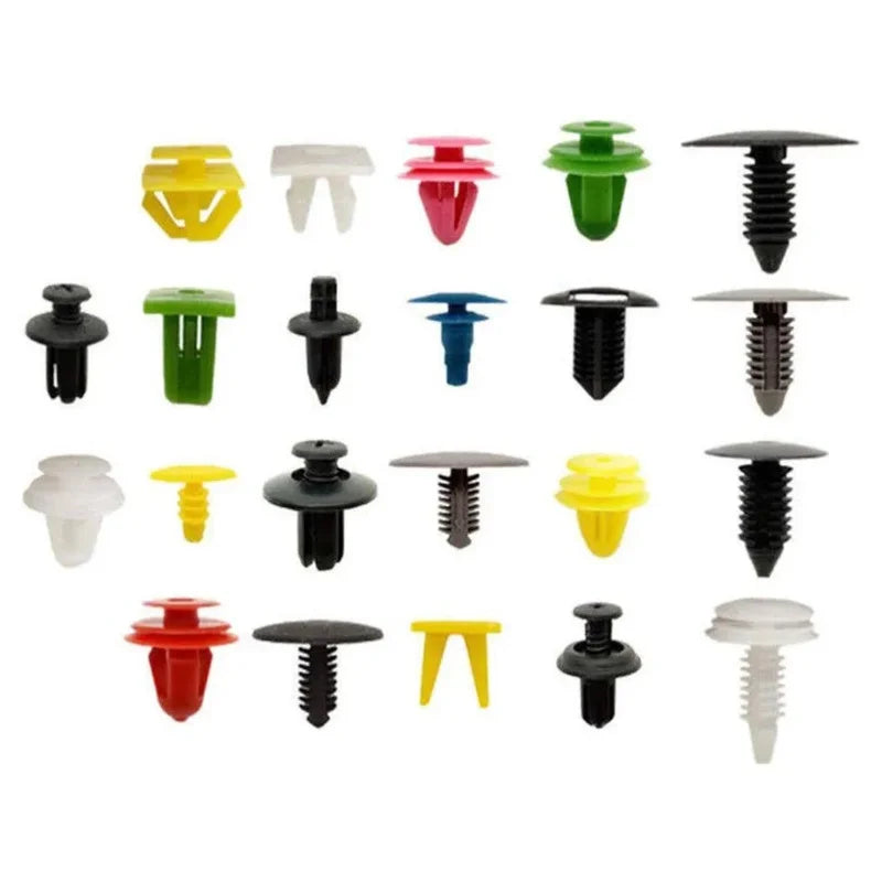 Universal Car Bumper Clips & Door Panel Fastener Rivet Set