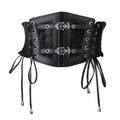 Plus Size Lace Corset Belt – Goth Punk Elastic Waist Cincher Corset Waist Belt Zpaxo YD010