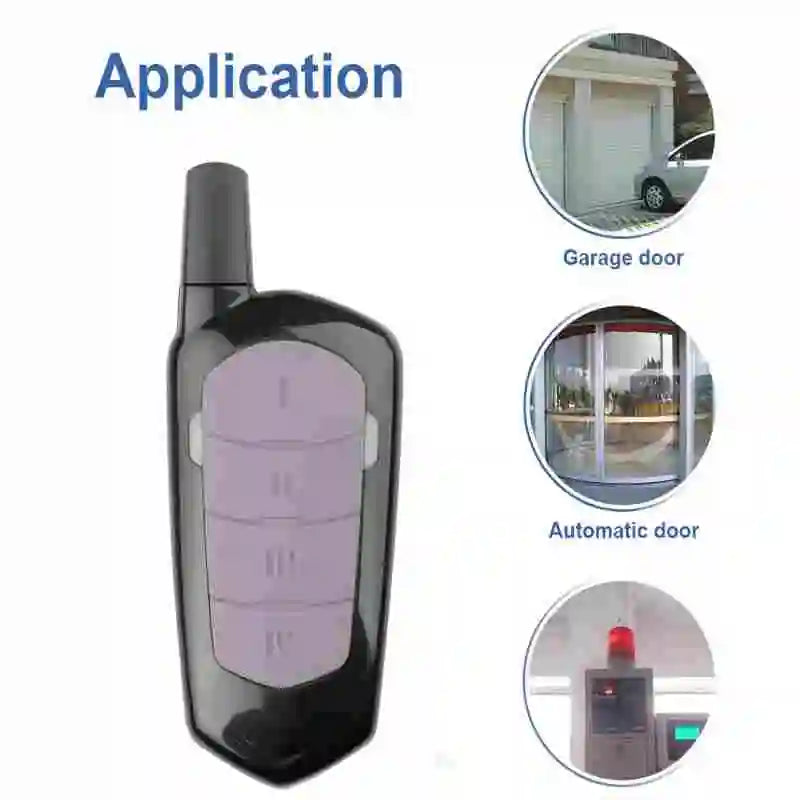 Garage Remote Control Duplicator 433mhz Gate Door Commands Opener 433mhz For Electric Rolling Code Clone Access Portal Fixed Cod Zpaxo