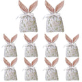 Easter Candy Bags Drawstring Bunny Ear Design Goody Favor Supports
