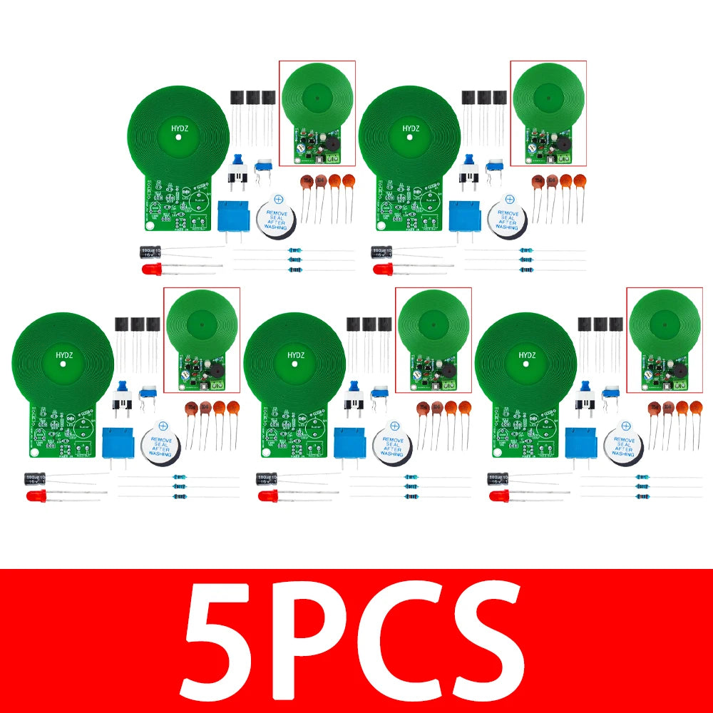 1PC 3V-5V DC Metal Detector Sensor Module 60mm Non-Contact Detection Board for DIY Hobby Projects Zpaxo 5PCS