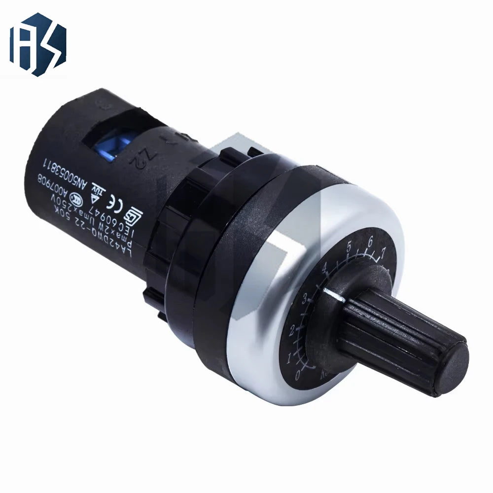 1PC LA42DWQ-22 Rotary Potentiometer: 22mm Diameter, 1K-500K Resistance Options for Arduino-Compatible Zpaxo
