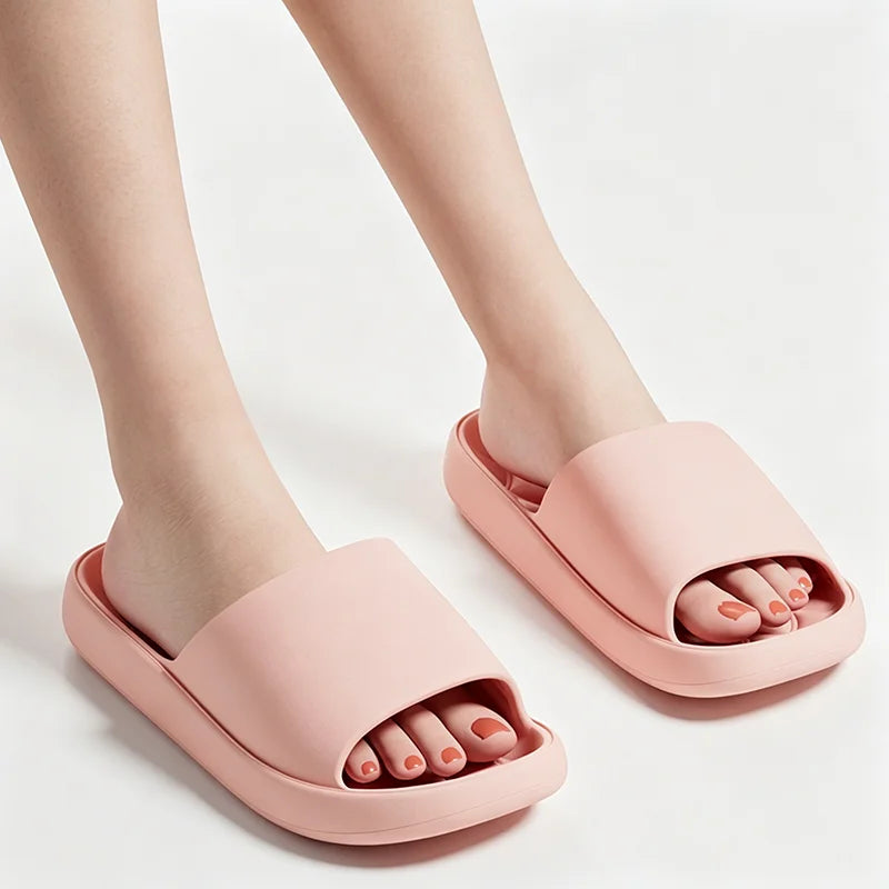 Fashion Men Slippers Summer Flat Lightweight EVA Home Bathroom
