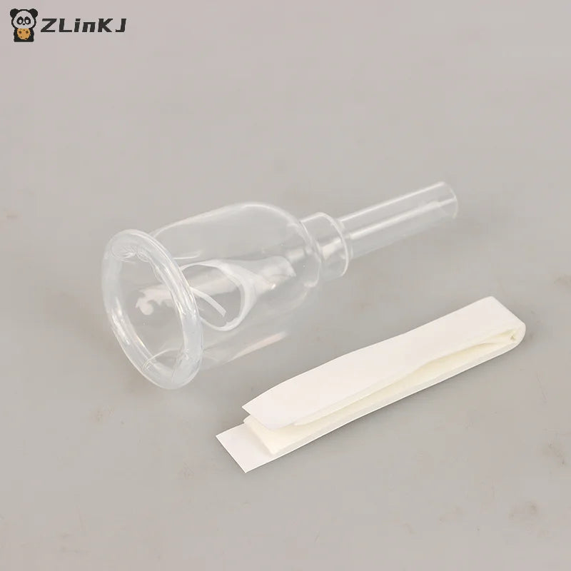 ▶1Pcs Disposable Silicone External Catheter Urine Collector Sterilized Comfortable Medical Self Adhesive Male External Catheter Zpaxo