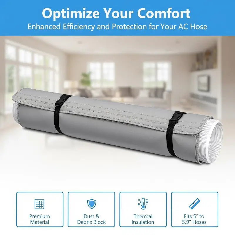 Universal AC Exhaust Hose Insulation Cover | Portable AC Duct