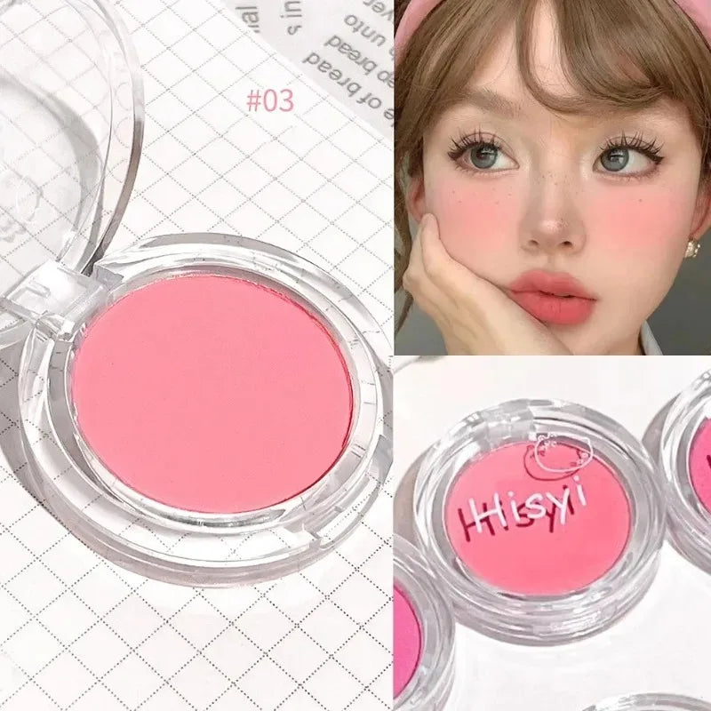Monochrome Blush Palette Rose Orange Soft Blusher Powder Natural Cheek Color Face Makeup Matte Girl Rouge Contour Shadow Palette Zpaxo