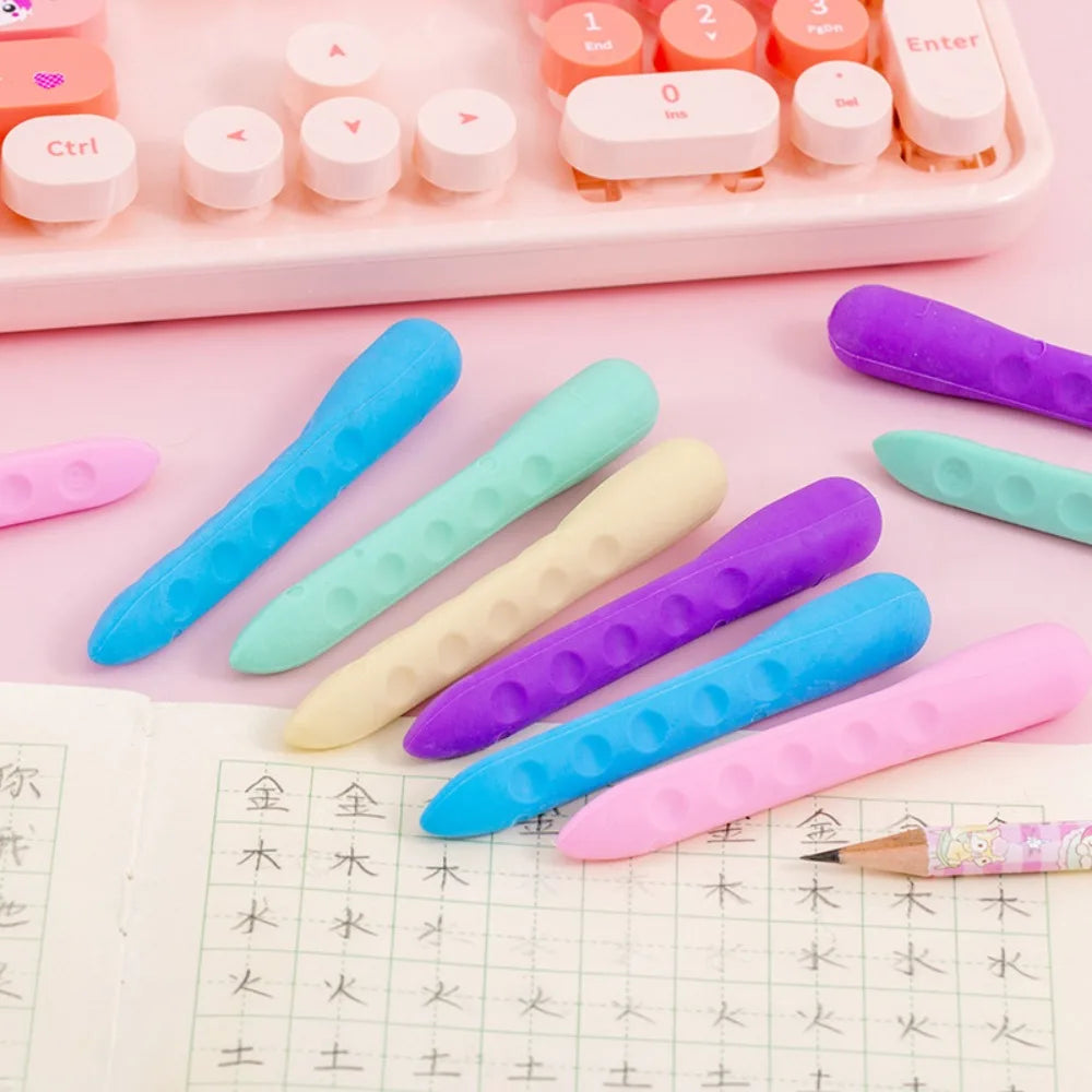 Traceless Erasers Suitable School Office Pencil-shaped Dust-free