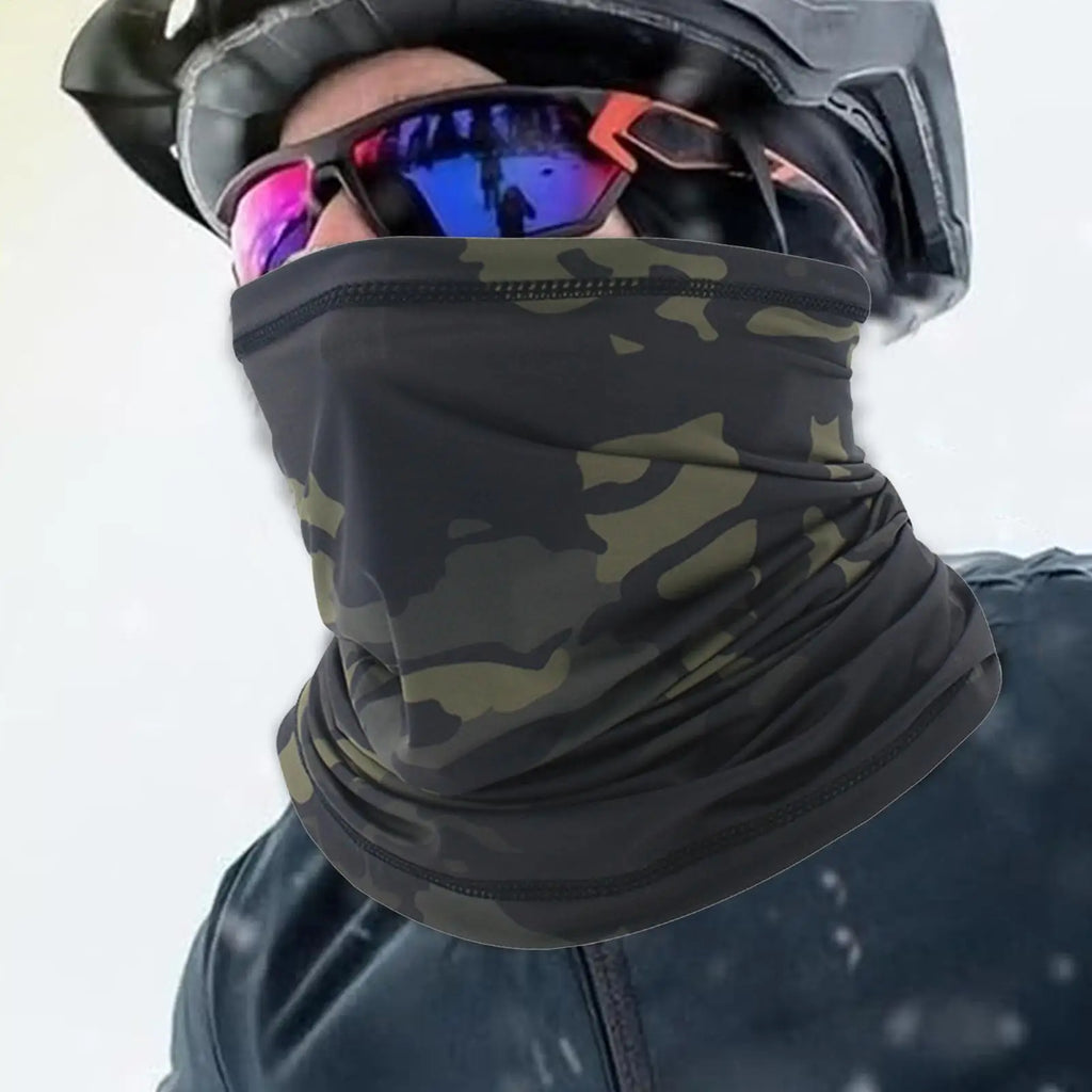 UV Protection Neck Gaiter – Camo Face Bandana for Men UV Neck Gaiter Zpaxo
