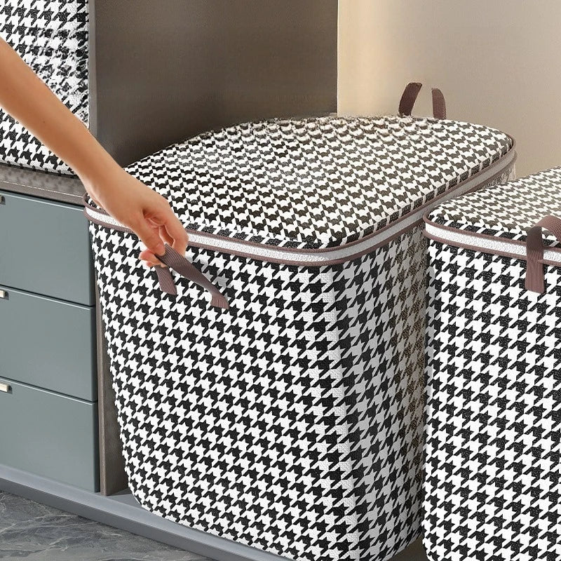 Large Foldable Storage Box – Dustproof Clothes & Quilt Organizer Foldable Storage Box Zpaxo 180L
