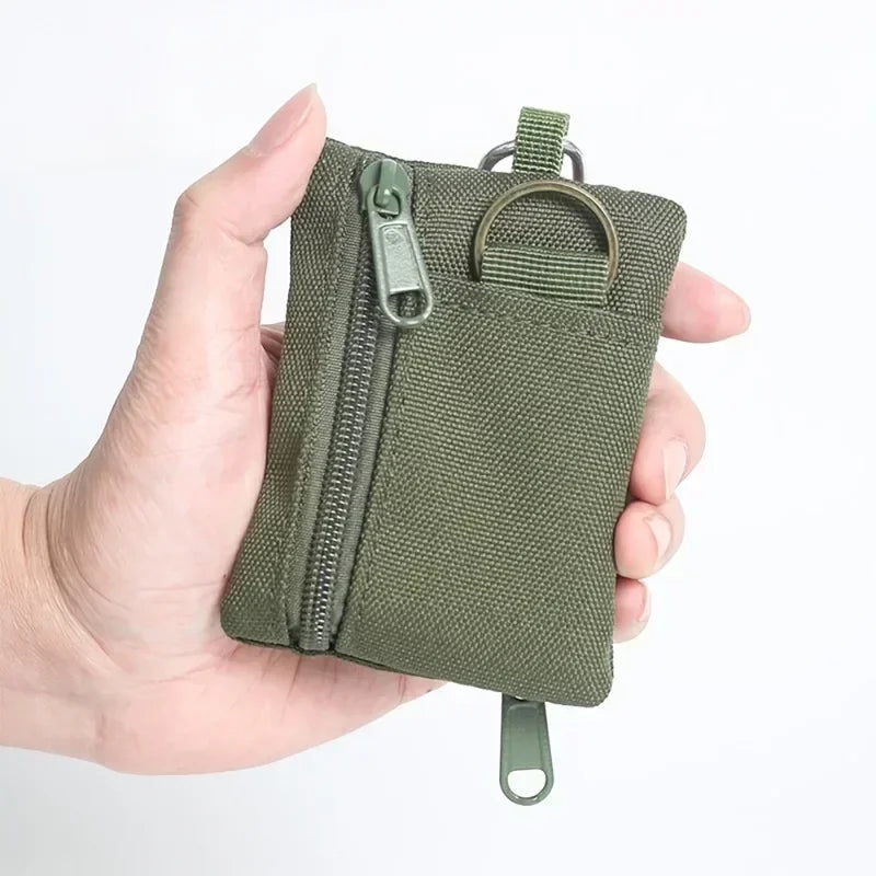 Mini Coin Purse Key Pouch Casual Nylon Zipper Sports Storage Bag