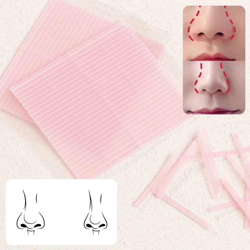 50/200Pcs Disposable Invisible Thin Nose Stickers For Nose Face Skincare Beauty Ultra Thin Paper Facial For Beauty Salon Zpaxo